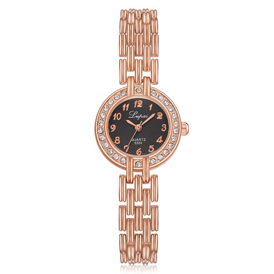 

Fashion personality diamond LVPAI brand digital watch small fresh student quartz bracelet watch