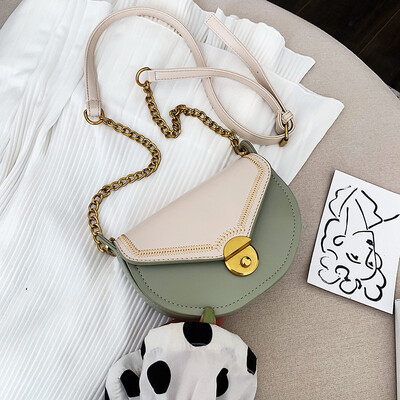 

Super fire small bag female Korean bag fresh wild summer small square bag ocean chain saddle bag