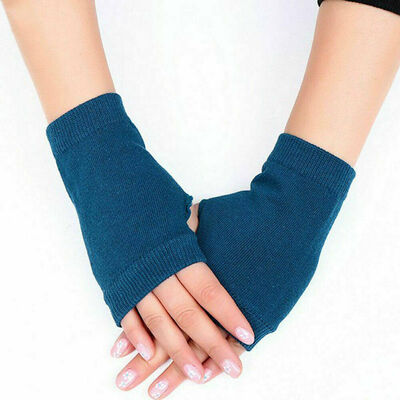 

Women Girl Cashmere Fingerless Winter Gloves Hand Wrist Warmer Mitten Warm