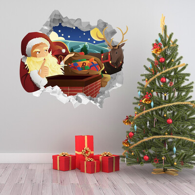 

〖Follure〗Wall Stickers Decor Christmas Wall Sticker Home DIY Decals For Door And Window
