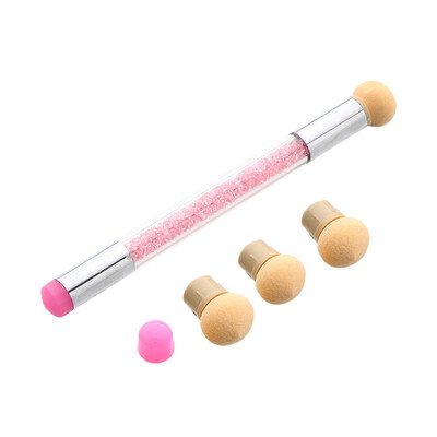 

〖Follure〗Set Glitter Powder Picking Dotting Gradient Pen Brush 6Sponge Nail Art Tools