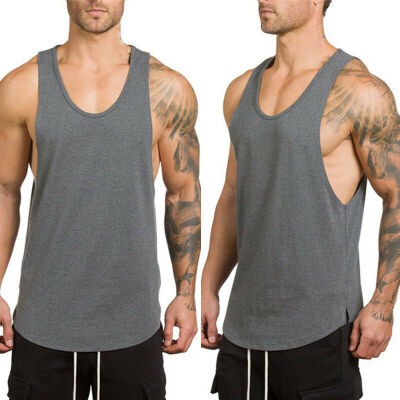 

Men Muscle Bodybuilding Sleeveless Shirt Tank Top Gym Singlet Fitness Sport Vest