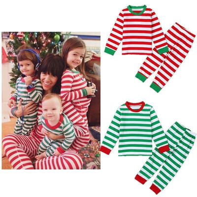

Children Baby Kid Girl Boy Nightwear Pajamas Pyjamas Sleepwear Suit Christmas