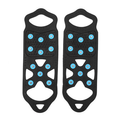 

1pair 11 Studs Anti Skid Shoe Covers Non Slip Climbing Crampons Cleats