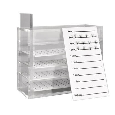 

5 Layers False Eyelashes Acrylic Storage Box Organizer Makeup Case Tool