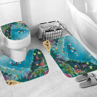 

〖Follure〗3pcs Non-Slip Bath Mat Bathroom Kitchen Carpet Doormats Decor