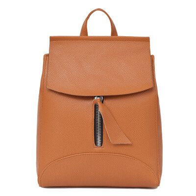 

Fashion Women PU Leather Backpack Lichee Pattern Zipper Mini School Bag