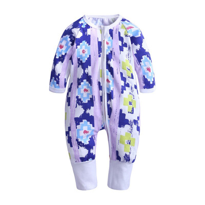 

Autumn Baby Boy Clothes Girl Romper Casual Leaves Print Infant Long Sleeve Zipper Jumpsuit Costumes Winter