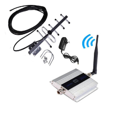 

Mobile Phone GSM Signal Booster GSM Signal Repeater Cell Phone GSM 900MHz Signal Amplifier with LCD Display Yagi Set