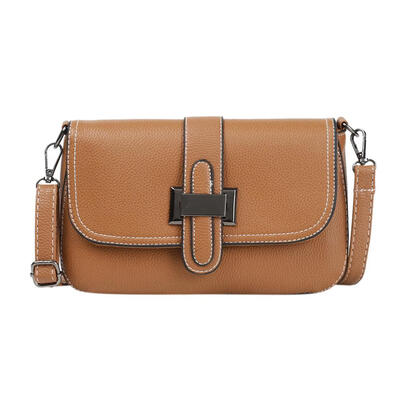 

Solid Color Shoulder Small Messenger Handbags Women Leather Crossbody Bags