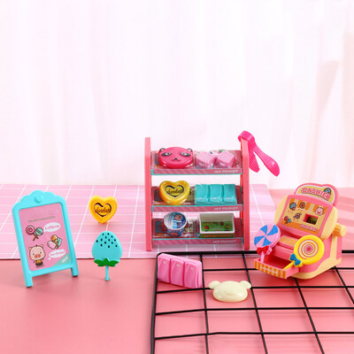 

YIWULAGIRL Toys Cooking Kitchen Kids Mini Playset Dollhouse The Convenience Store Toy