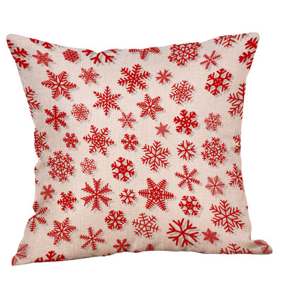 

Tailored Christmas Pillow Case Glitter Cotton Linen Sofa Throw Cushion Cover Home Decor