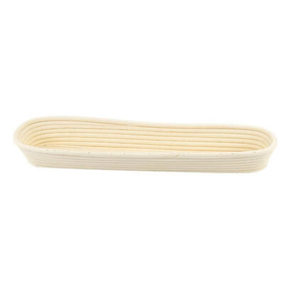 

Greensen Rectangle Shape Handmade Bread Basket Craft Rattan Basket Bread Basket Baking Tool