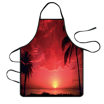 

Toponeto Home Women Waterproof Cute Cartoon Kitchen Restaurant Cooking Bib Apron Aprons