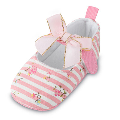 

First Walkersborn 0-18M Summer Baby Girl Cute Flower Princess Shoes Infant Kinds Stripes Casual Toddler Shoes