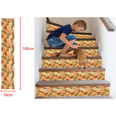 

〖Follure〗3D Simulation Stair Stickers Waterproof Wall Stickers DIY Home Decor