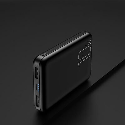 

USAMS Mini Portable Power Bank 10000mah Dual USB Li-polymer Battery