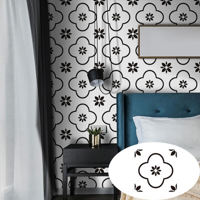 

〖Follure〗Geometric Self Adhesive Tile Stickers Decal Home Decoration Wall Sticker