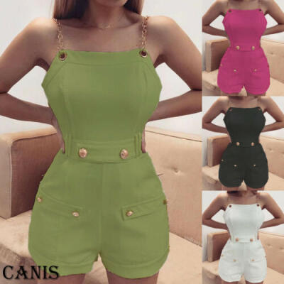 

Women Short Romper Jumpsuit Slim Sleeveless Top Women Casual Vest Lady Bodysuit