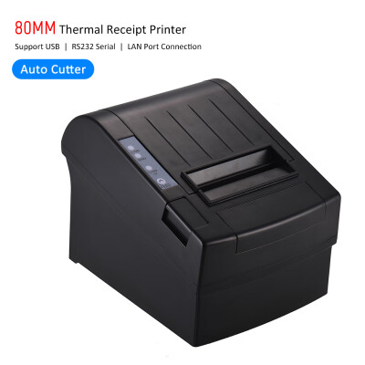 

80mm Wireless Wifi Thermal Receipt Printer Compatible with ESCPOS Commands Bill Ticket High Speed Printing Auto Cutter USB Ethern