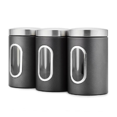 

3pcsset Food Storage Container Food Storage Set with Lids Grain Storage Tank with Transparent View Window Food Storage Box Food