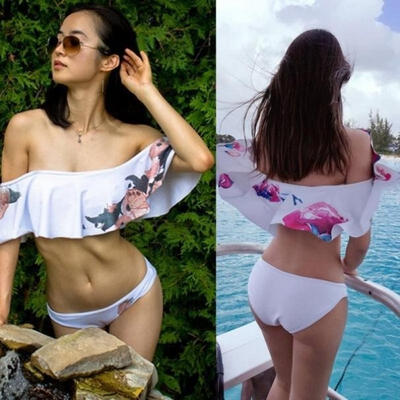 

Fashion Women Bikini Set Swimsuit Beachwear Swimwear push up monokini Bra Bathing