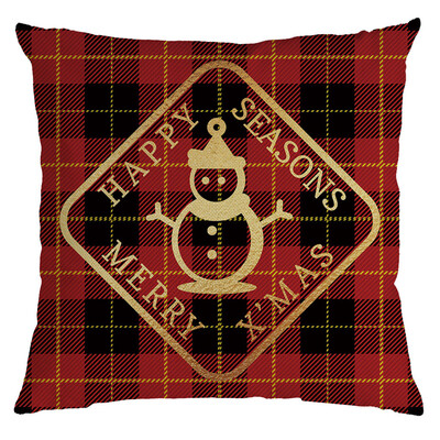 

Siaonvr Christmas Pillow Cover Pillowcases Decorative Sofa Cushion Cover 45x45cm
