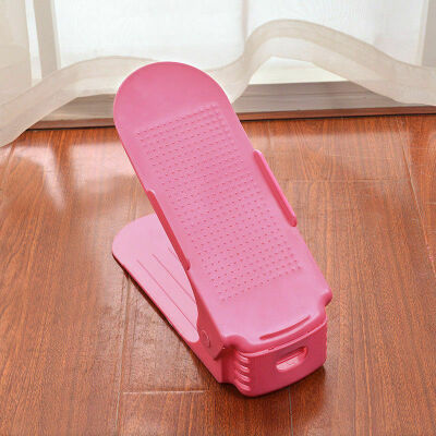 

Creative Plastic Shoes Rack Organizer Space - Saving Storage Adjustable Durable