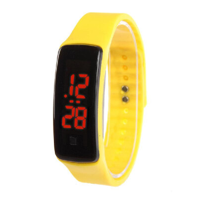 

Fashion Men Women Casual Sports Bracelet Watches LED Electronic Digital Candy Color Unisex Silicone Watch