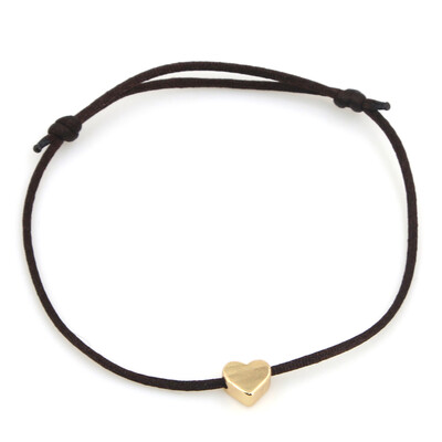 

Gold Color Heart Bracelet Silver Handmade Jewelry Multicolor Rope Adjustable String Lucky Bracelet For Women Children