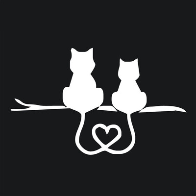 

Tailored Car Truck Decal Vinyl Graphics Side 3D Cute Cat Body Decal For Vehicles