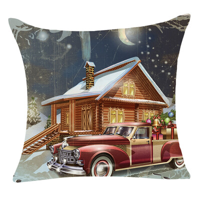 

Siaonvr Christmas Pillow Cover Decor Pillow Case Sofa Waist Throw Cushion Cover
