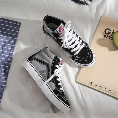 

Spot new year womens Korean version of Wan Bai 21582159 gray high&low help links