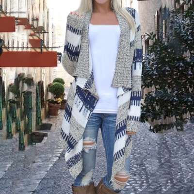 

Women Irregular Cardigan Knitted Sweater Loose Casual Coat Jacket Outwear Jumper