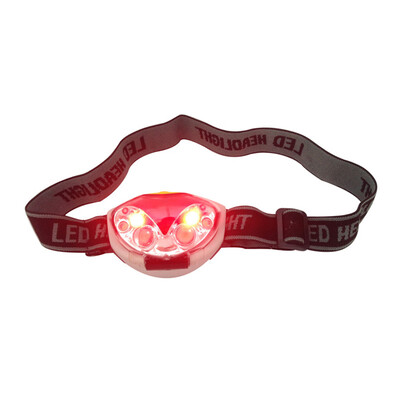 

6 LED Lights 3 Modes Mini Headlight Sports Camping Fishing Headlamp Outdoor Adjust Angle Head Flashlight