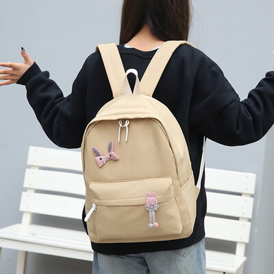 

Tailored Fashion Casual Backpack Nylon Large Capacity Student Computer Bag Travel Bag