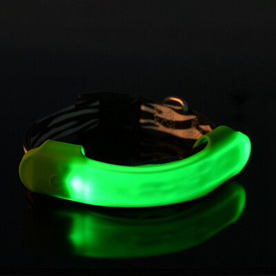

Silicone Straps Security Warning Lights For Dog Pet Aupplies Led Light Glowing Bandage On Dog Collar Perro Leash Pets Acessorios