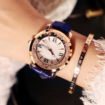 

Watch ladies&students Korean version of rhinestone fashion waterproof casual atmosphere Shi Ying ladies watch shaking sound ne