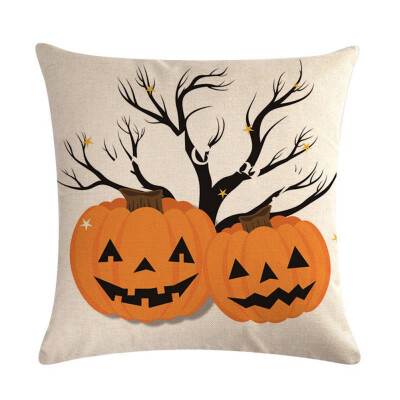 

20 Styles Happy Halloween Pillow Case Sofa Waist Throw Cushion Cover Home Decor Party