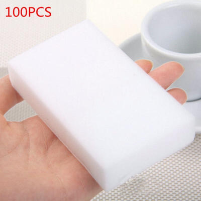 

100PcsLot High Quality Melamine Sponge Magic Sponge Eraser Dish Cleaner For Kitchen Office Bathroom Cleaning 10x6x2cm