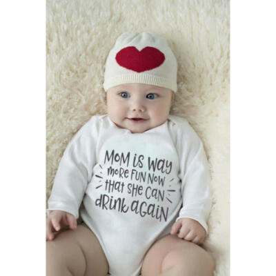 

Newborn Infant Baby Boys Girls Long Sleeve Romper Clothes Outfit Playsuit