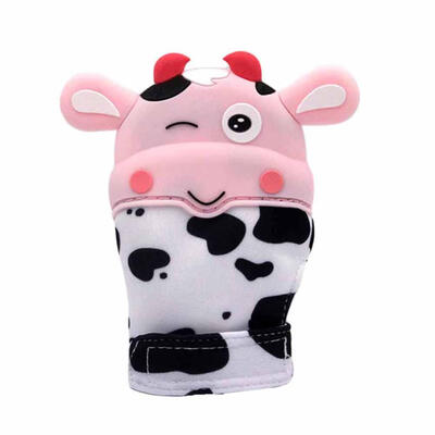 

Baby Teether Silicone Newborn Teething Nursing Mittens Sucking Thumb Toy