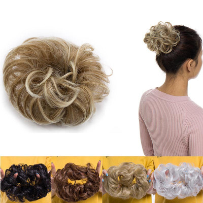 

Synthetic Hair Bun Extensions Messy Hair Scrunchies Hair Pieces for Women Hair Donut Updo Ponytail