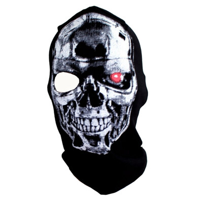 

3D Skull Motorcyclist Full Face Mask Hat Helmet Ski Mask Halloween Ghost Death Cycling Mask