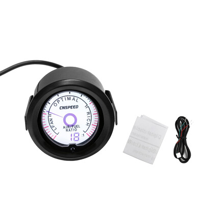 

12V 7 Colors LCD Screen Display Virtual Pointer Meter Design Car AirFuel Ratio Gauge Universal Meter