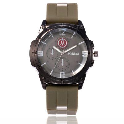 

Khorasan creative gear simple scale belt watch casual quartz watch female student table