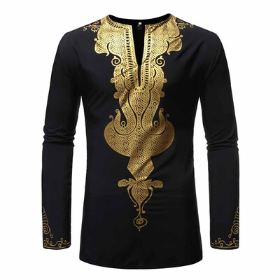 

Tailored Fashion Mens Slim Fit Printed Muscle Tee T-shirt Casual Medium length shirt