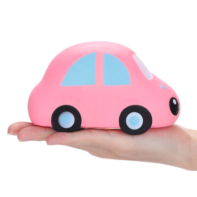 

Siaonvr Cute Cartoon Car Decor Slow Rising Kid Squeeze Relieve Anxiet Gift Toys