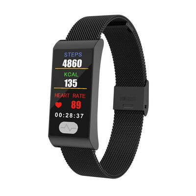 

DMDG Color Screen Smart Sports Bracelet Heart Rate Blood Pressure ECG Step Counter Fitness Tracking Bracelet