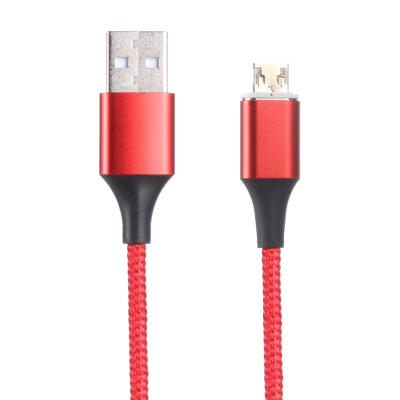 

Magnetic Micro USB 5V 3A 1m Fast Charging Data Cable Wire Cord with Light